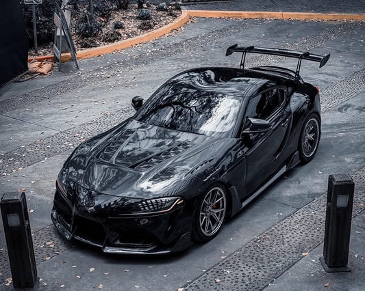 Carbon Fiber Toyota GR Supra A90/A91 AD V2 Style Side Skirts & Fenders