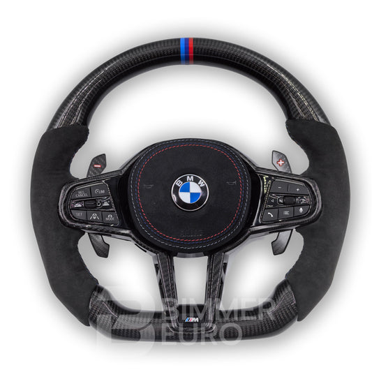 LCI Style Custom Carbon Fiber Steering Wheel for G Chassis (Retrofit All G & F Chassis Models)