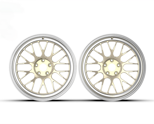 Light Champagne Gold Custom Forged Wheels Available in Any Style Finishes & Specs A Set of 4