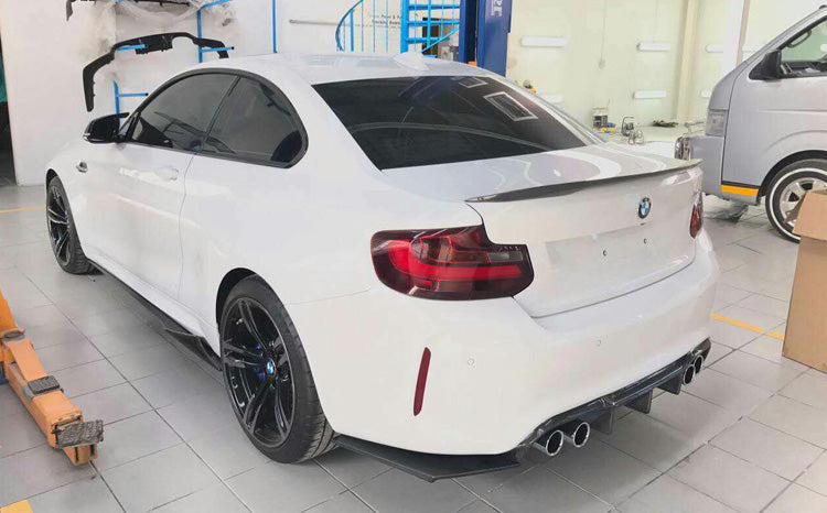 M Style Genuine Carbon Fiber Side Skirts for F87 BMW M2