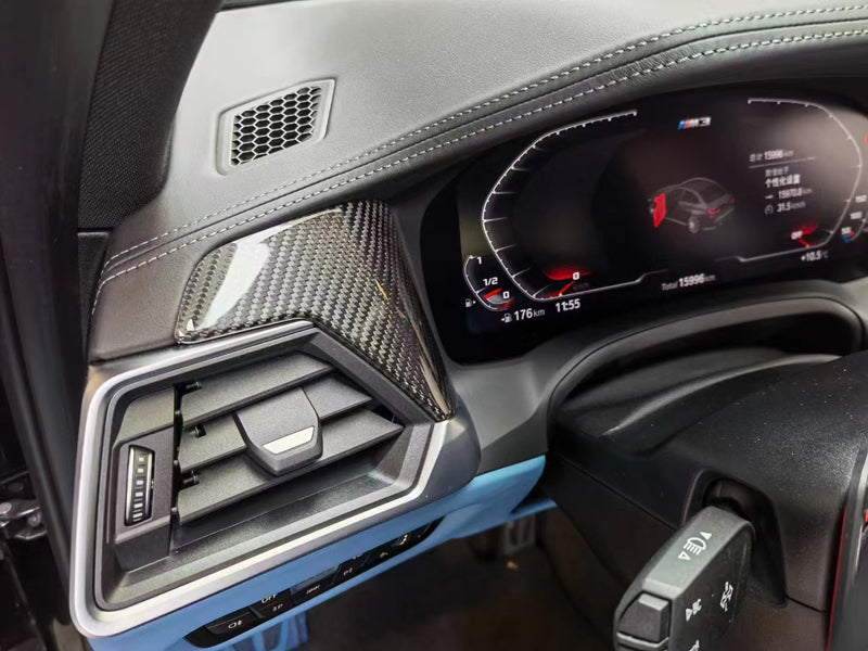 Prepreg Dry Carbon Fiber Air Vent Interior Trim For G20 / G22 / G80 / G82 BMW 3 Series 4 Series M3 M4