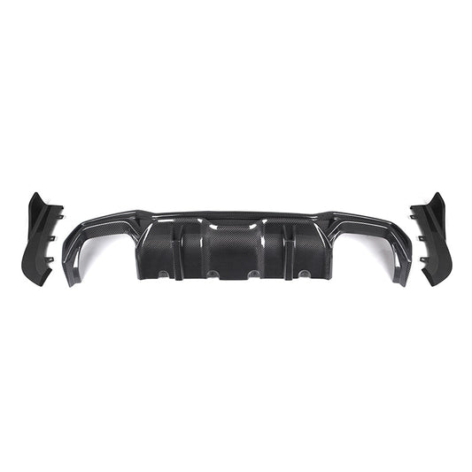 SQ Style Prepreg Dry Carbon Fiber Rear Diffuser for G22 G23 G26 BMW 4 Series