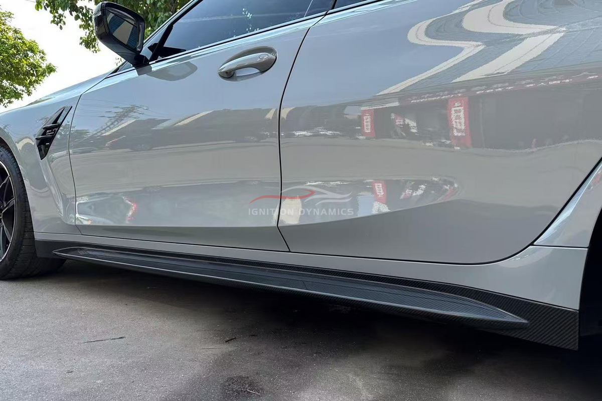 OEM Style Prepreg Carbon Fiber Side Skirts for G80 / G82 / G83 BMW M3 M4