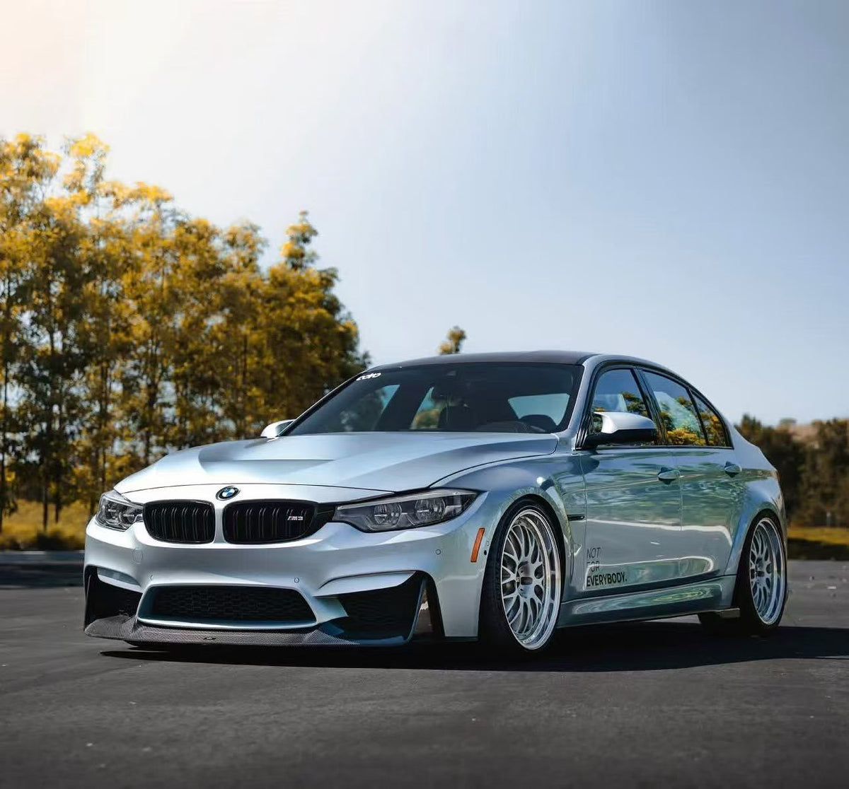 AD style Carbon Fiber Front Lip for F80 F82 BMW M3 M4