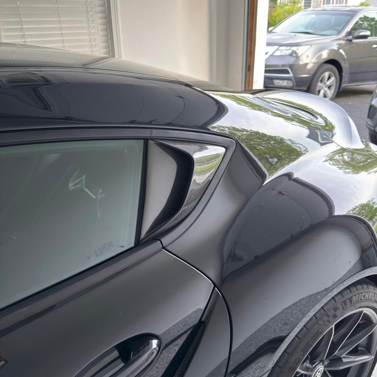 Carbon Fiber Toyota GR Supra A90/A91 RW Style Window Vents