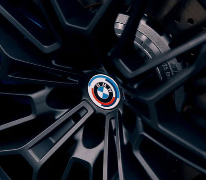BMW 50 Years M Heritage Emblem Roundel & Hub Center Cap Replacement