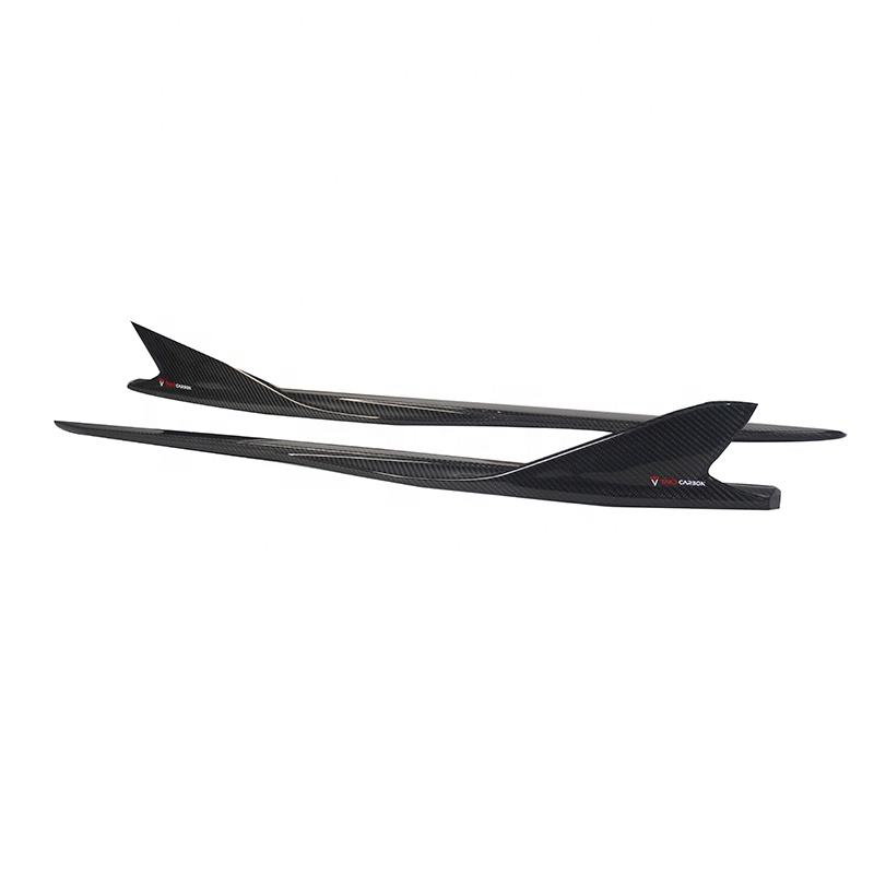 TAKD Style Prepreg Dry Carbon Fiber Side Skirts for 4 Series G22 G23 G26 i4 Coupe/Gran Coupe