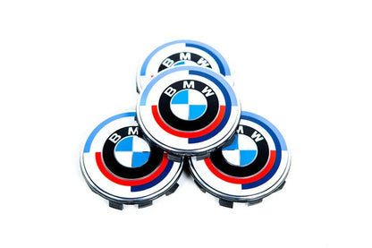 BMW 50 Years M Heritage Emblem Roundel & Hub Center Cap Replacement