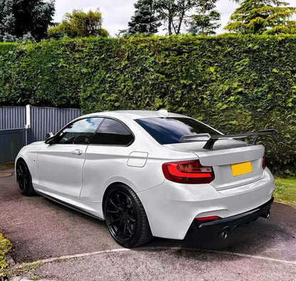 MP Style Gloss Black/Carbon Fiber Side Skirts for F22 / F23 BMW 2 Series