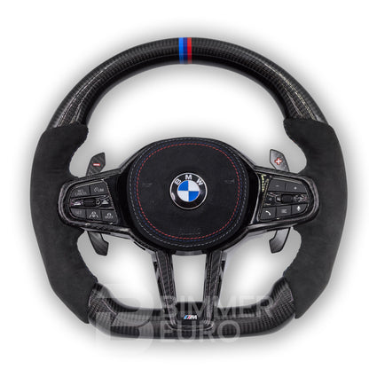 LCI Style Custom Carbon Fiber Steering Wheel for G Chassis (Retrofit All G & F Chassis Models)