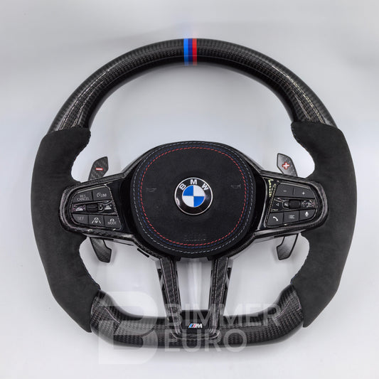 LCI Style Custom Carbon Fiber Steering Wheel for G Chassis (Retrofit All G & F Chassis Models)