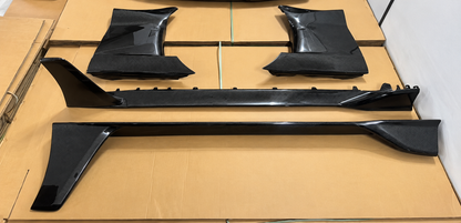 Carbon Fiber Toyota GR Supra A90/A91 AD V2 Style Side Skirts & Fenders