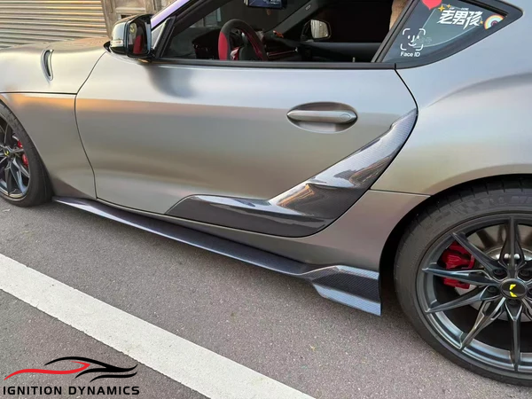 Carbon Fiber Toyota GR Supra A90/A91 AD Style V1 Side Skirts