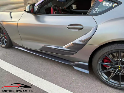 Carbon Fiber Toyota GR Supra A90/A91 AD Style V1 Side Skirts