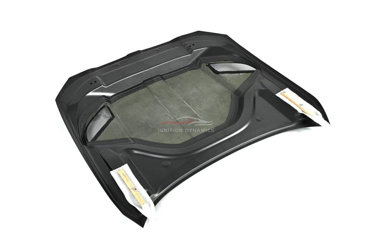 AD V2 Style Prepreg Carbon Fiber Hood - BMW G80 M3 / G82 G83 M4
