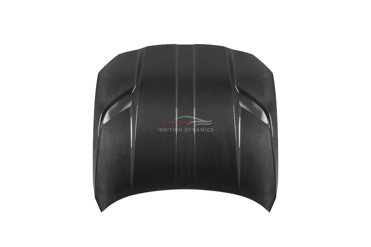 AD V2 Style Prepreg Carbon Fiber Hood - BMW G80 M3 / G82 G83 M4
