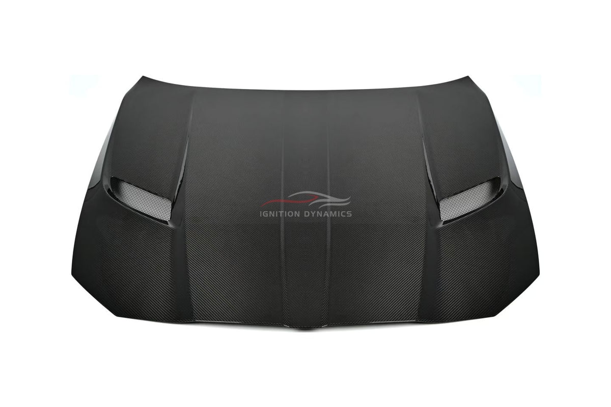 AD V2 Style Prepreg Carbon Fiber Hood - BMW G80 M3 / G82 G83 M4