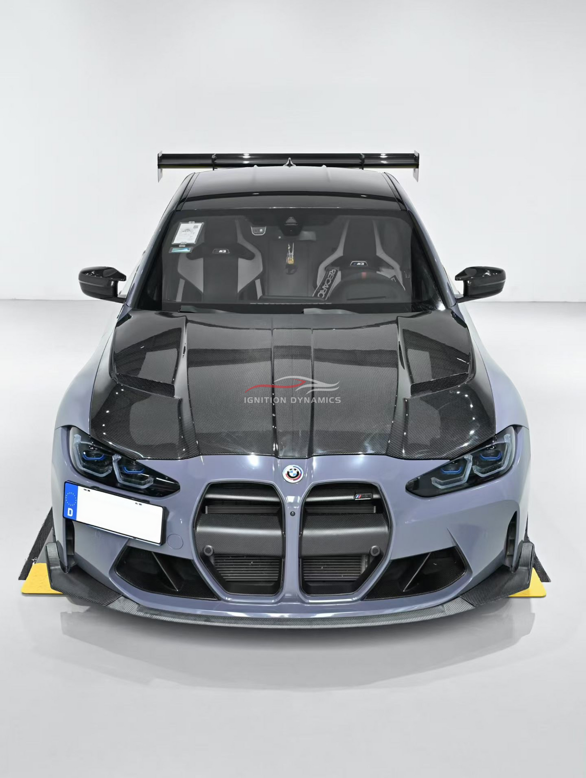 AD V2 Style Prepreg Carbon Fiber Hood - BMW G80 M3 / G82 G83 M4