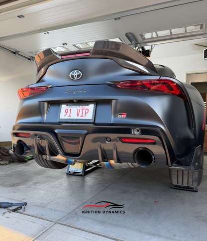 Carbon Fiber Toyota GR Supra A90/A91 AG Style Rear Diffuser (Double Side Exhaust)