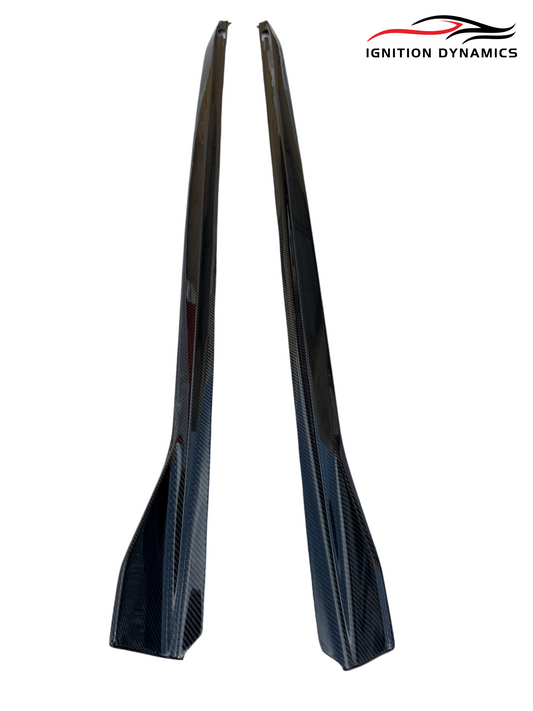 AD Style Carbon Fiber Side Skirts for G20 G21 G28 BMW 330i M340i