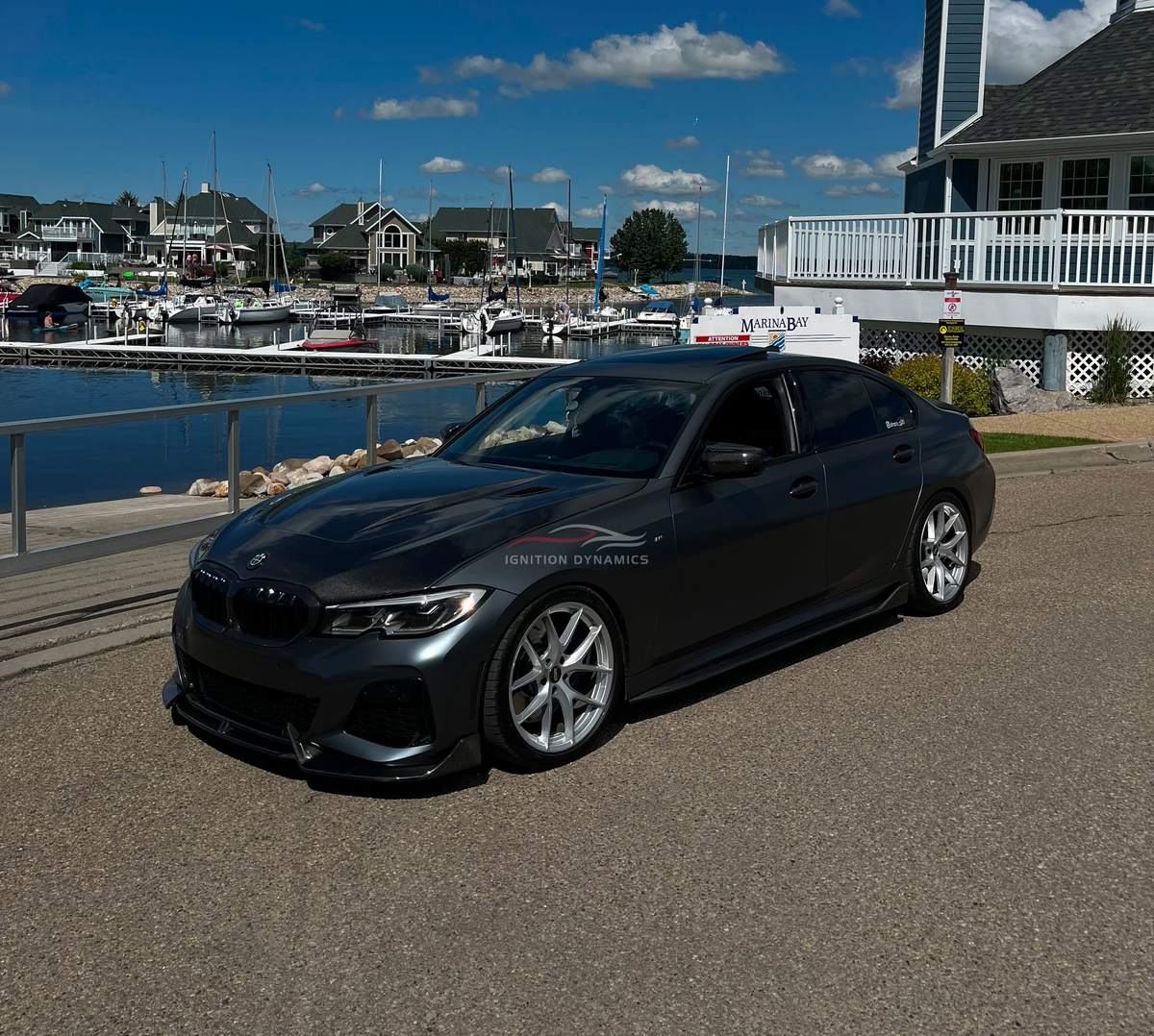 AD Style Carbon Fiber Side Skirts for G20 G21 G28 BMW 330i M340i