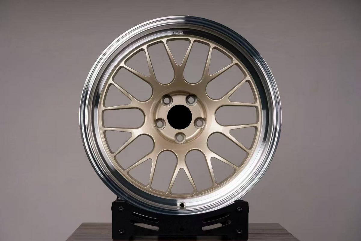 Light Champagne Gold Custom Forged Wheels Available in Any Style Finishes & Specs A Set of 4