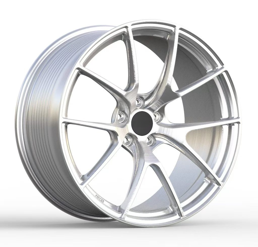 Brushed Silver Custom Forged Wheels Available in Any Style Finishes & Specs A Set of 4