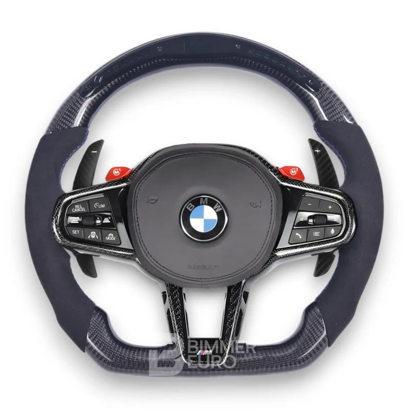 LCI Style Custom Carbon Fiber Steering Wheel for G Chassis (Retrofit All G & F Chassis Models)