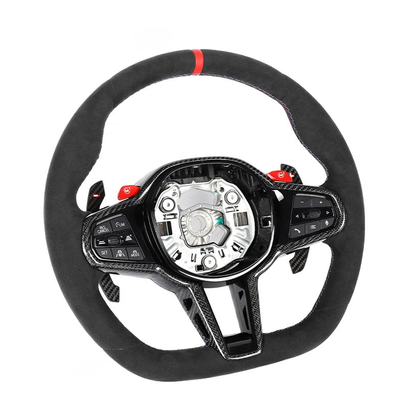 LCI Style Custom Carbon Fiber Steering Wheel for G Chassis (Retrofit All G & F Chassis Models)