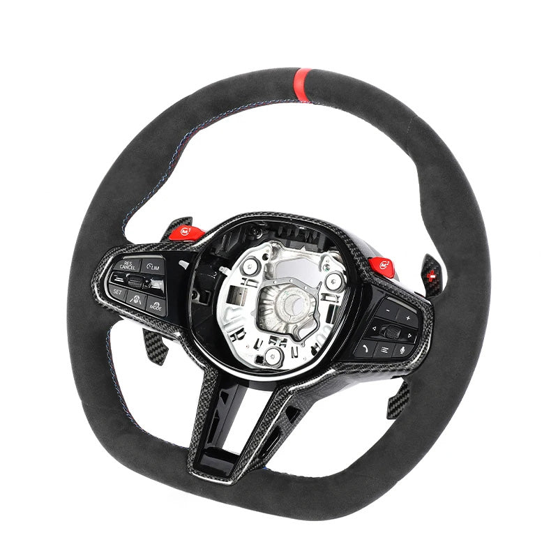 LCI Style Custom Carbon Fiber Steering Wheel for G Chassis (Retrofit All G & F Chassis Models)
