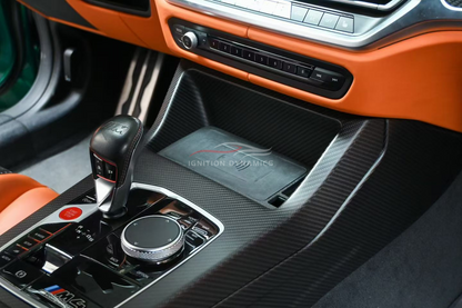 CSL Style Prepreg Carbon Fiber Center Console - BMW G80/G82/G83/G87 M2/M3/M4