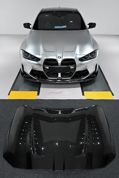 CSL Style Prepreg Carbon Fiber Hood - BMW G80 M3 / G82 G83 M4