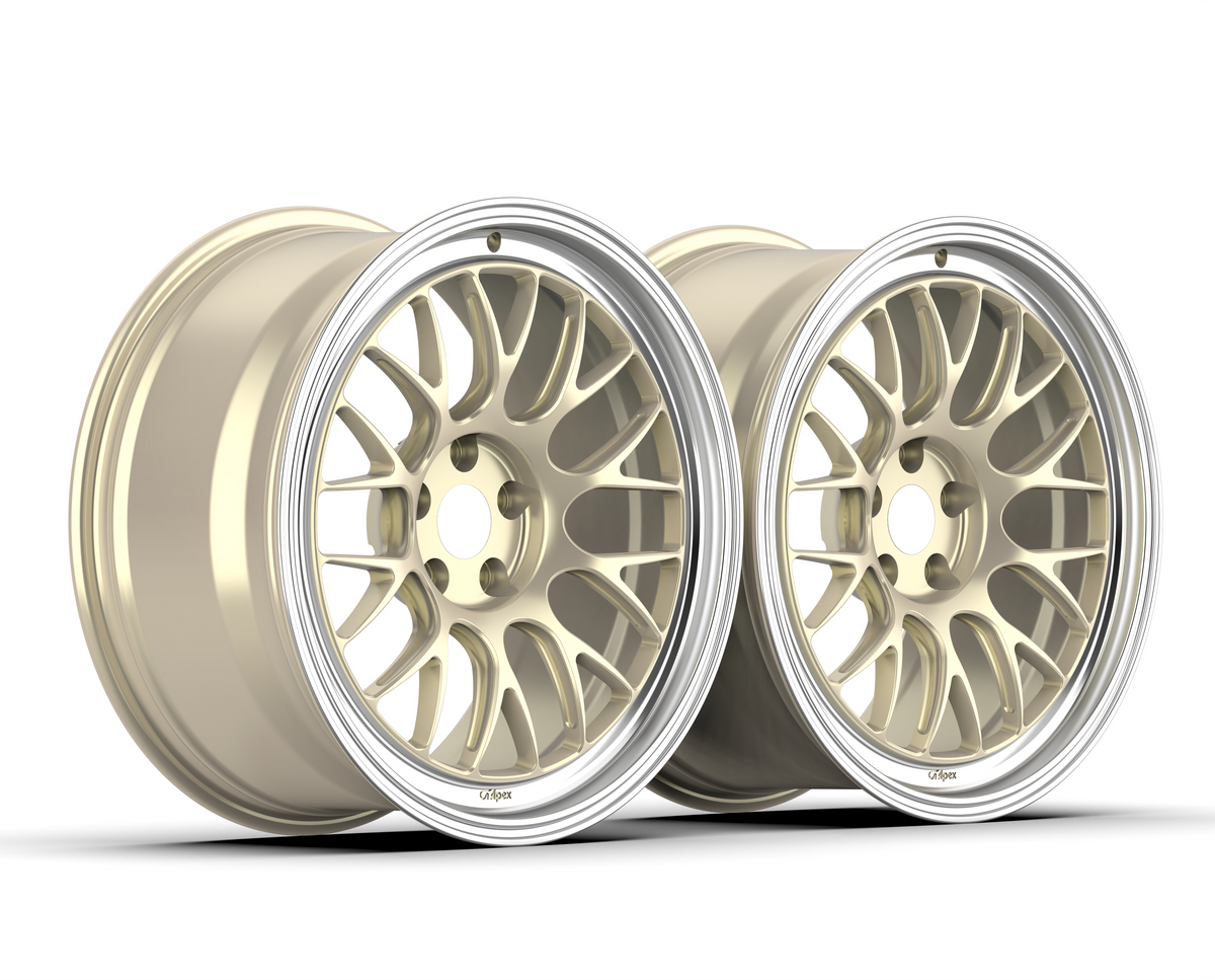 Light Champagne Gold Custom Forged Wheels Available in Any Style Finishes & Specs A Set of 4