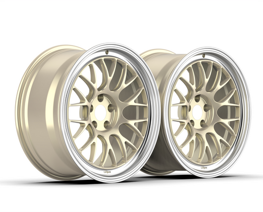 Light Champagne Gold Custom Forged Wheels Available in Any Style Finishes & Specs A Set of 4
