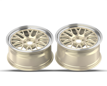 Light Champagne Gold Custom Forged Wheels Available in Any Style Finishes & Specs A Set of 4