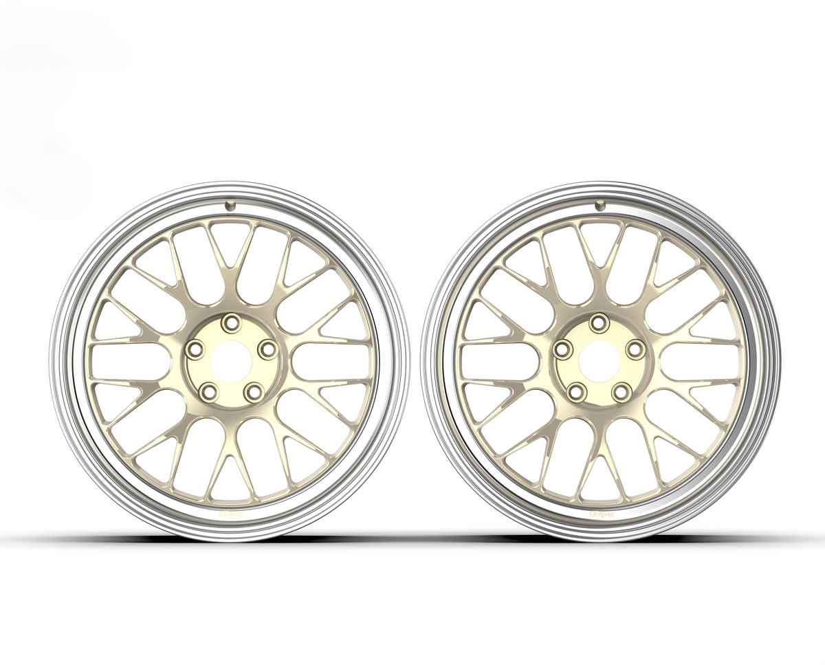 Light Champagne Gold Custom Forged Wheels Available in Any Style Finishes & Specs A Set of 4