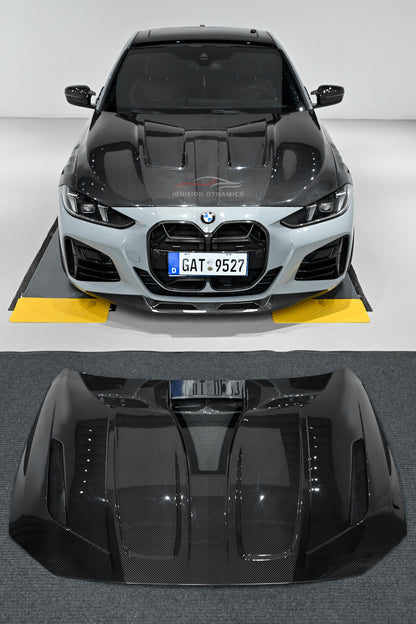 IMP Style Prepreg Dry Carbon Fiber Hood for G22 / G23 / G26 BMW 4 Series