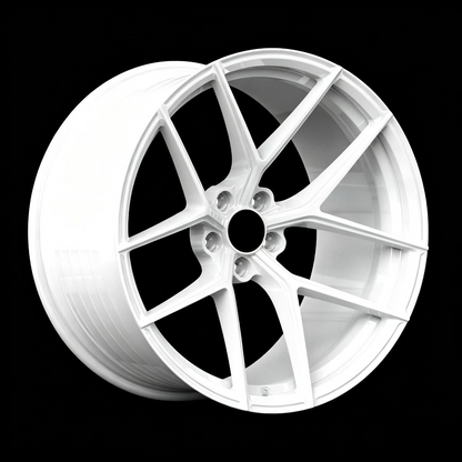 White Custom Forged Wheels Available in Any Style Finishes & Specs A Set of 4