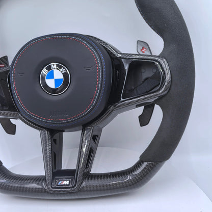 LCI Style Custom Carbon Fiber Steering Wheel for G Chassis (Retrofit All G & F Chassis Models)