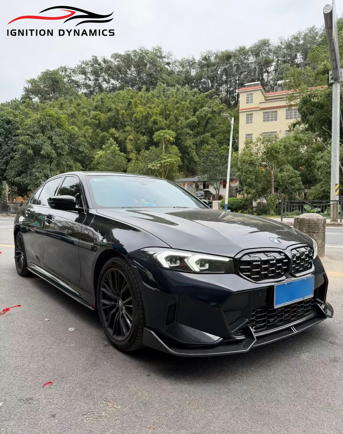 AD Style Carbon Fiber Front Lip for G20 G28 BMW 330i M340i