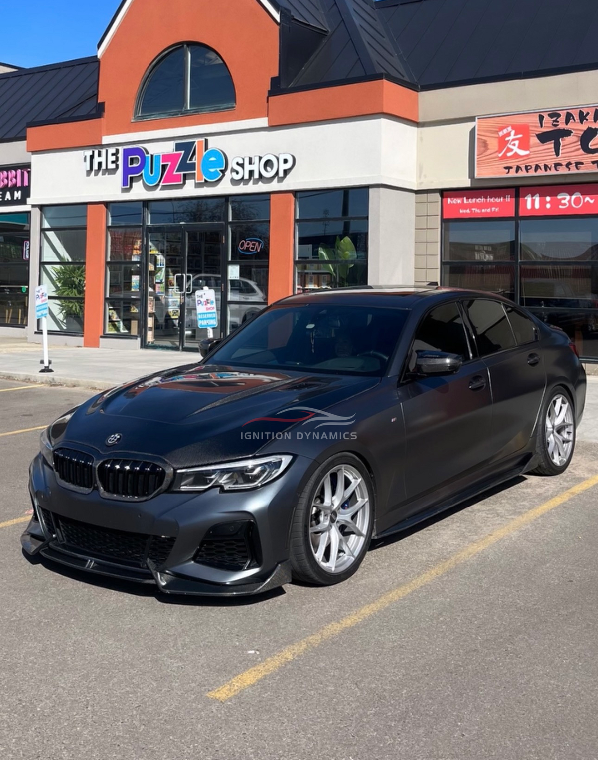 AD Style Carbon Fiber Front Lip for G20 G28 BMW 330i M340i