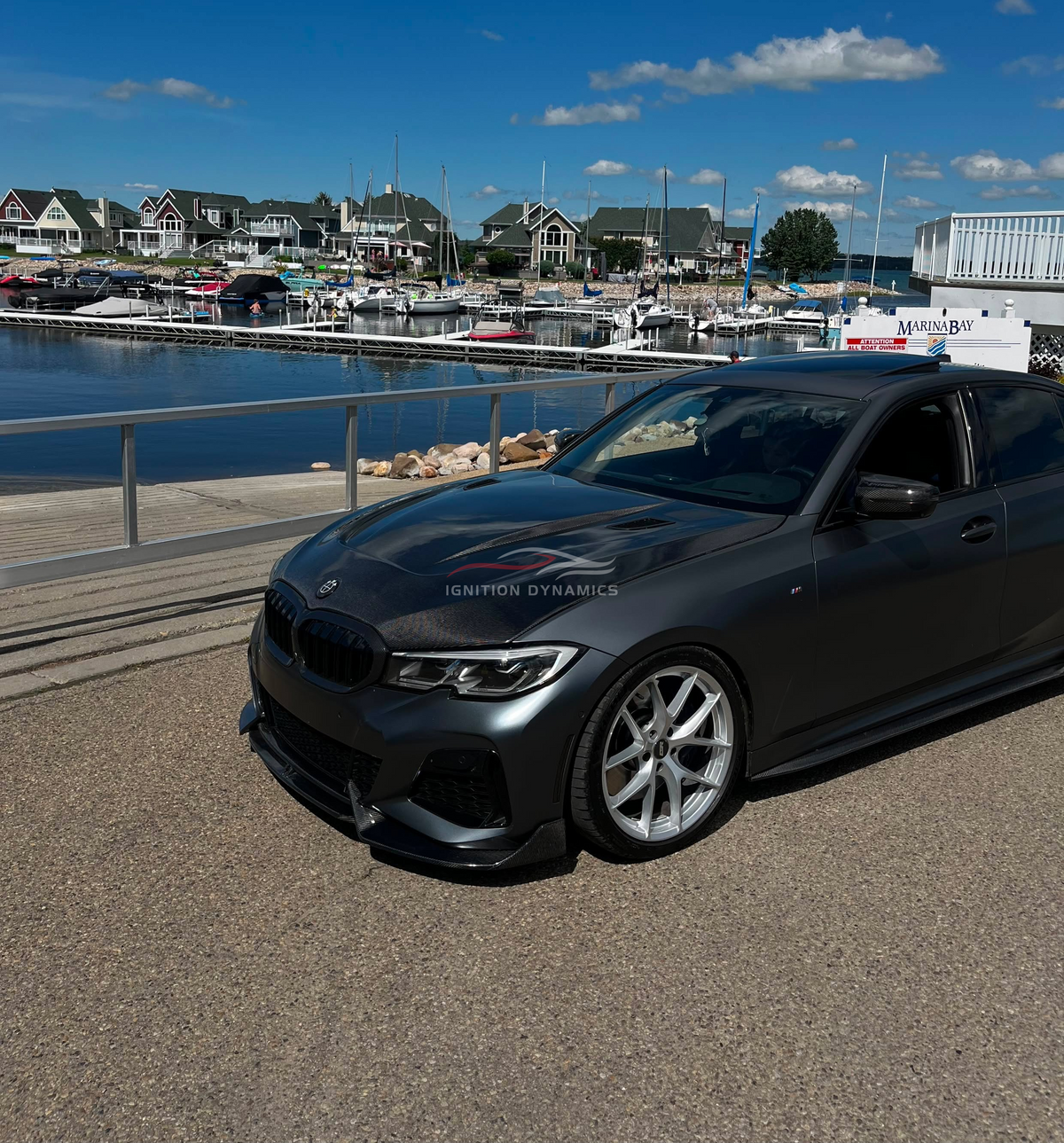 AD Style Carbon Fiber Front Lip for G20 G28 BMW 330i M340i