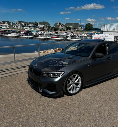 AD Style Carbon Fiber Front Lip for G20 G28 BMW 330i M340i