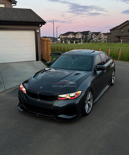 AD Style Carbon Fiber Side Skirts for G20 G21 G28 BMW 330i M340i