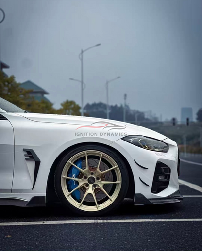 Prepreg Dry Carbon Fiber Side Vents for G22 / G23 / G26 BMW 4 Series