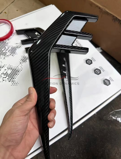 Prepreg Dry Carbon Fiber Side Vents for G22 / G23 / G26 BMW 4 Series