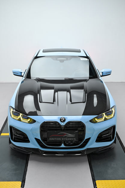 N Style Prepreg Dry Carbon Fiber Hood for G22 / G23 / G26 BMW 4 Series