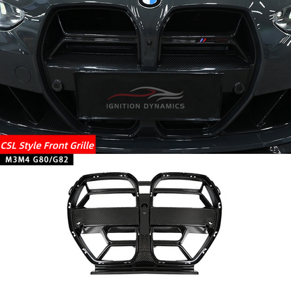 CSL Style Prepreg Carbon Fiber Grille for G80 / G82 / G83 BMW M3 M4
