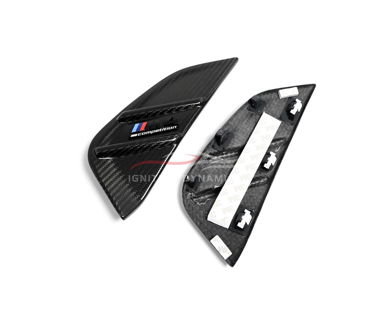 Prepreg Carbon Fiber Side Vent Trim for G80 / G82 / G83 BMW M3 M4