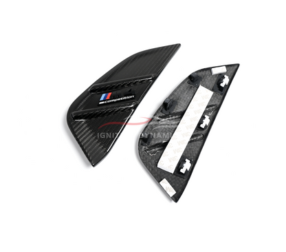 Prepreg Carbon Fiber Side Vent Trim for G80 / G82 / G83 BMW M3 M4